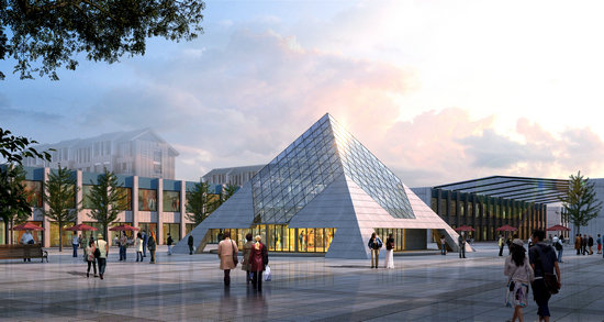 双鸭山金字塔网架